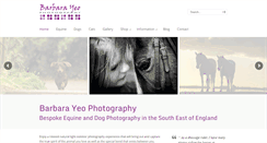 Desktop Screenshot of barbarayeophotography.co.uk